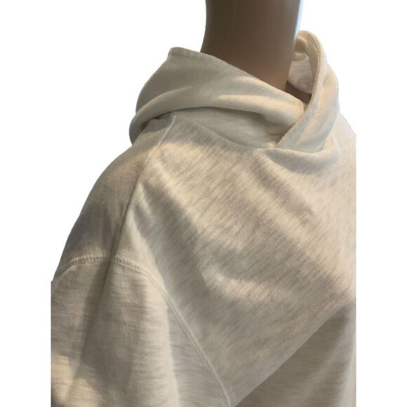DVISION White Long-sleeve Cotton Polyester Hoodie Sweatshirt Size Large - Picture 4 of 14